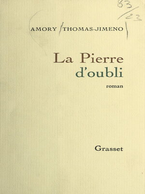 cover image of La pierre d'oubli